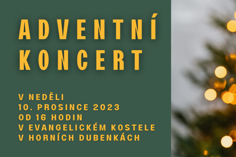 Zveme na adventní koncert!